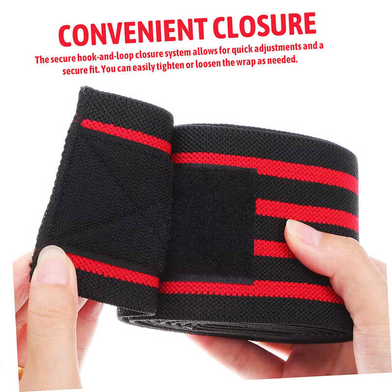 Knee Braces, Professional Wrap Knee Pads, Weight Lifting, Squats, Compression Straps, Fitness Strength Exercises