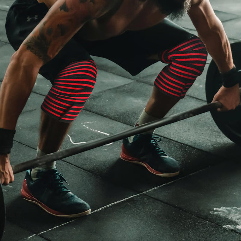 Knee Braces, Professional Wrap Knee Pads, Weight Lifting, Squats, Compression Straps, Fitness Strength Exercises