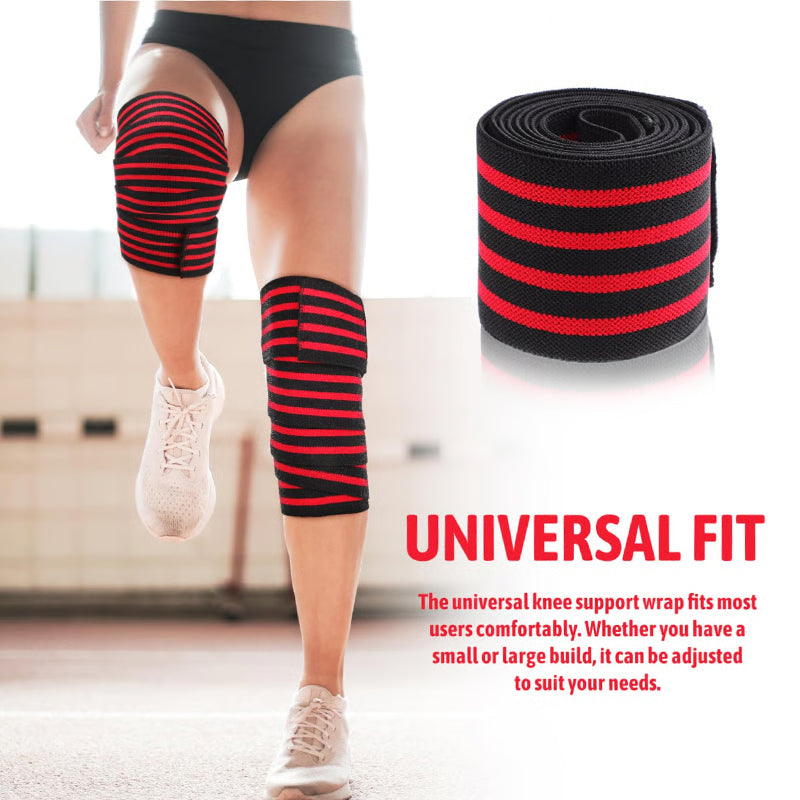 Knee Braces, Professional Wrap Knee Pads, Weight Lifting, Squats, Compression Straps, Fitness Strength Exercises