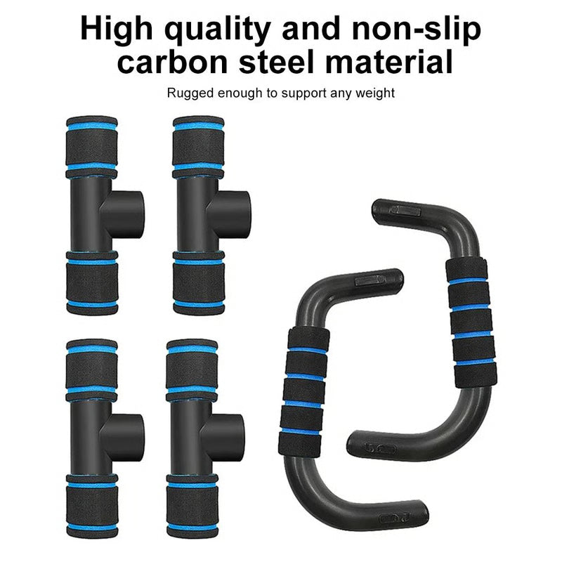 Heavy-Duty U-Shaped Push-Up Rack – Ergonomic Hand Grip for Chest & Body Building Workouts