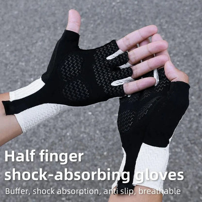Breathable Half Finger Sports Gloves for Cycling and Outdoor Activities