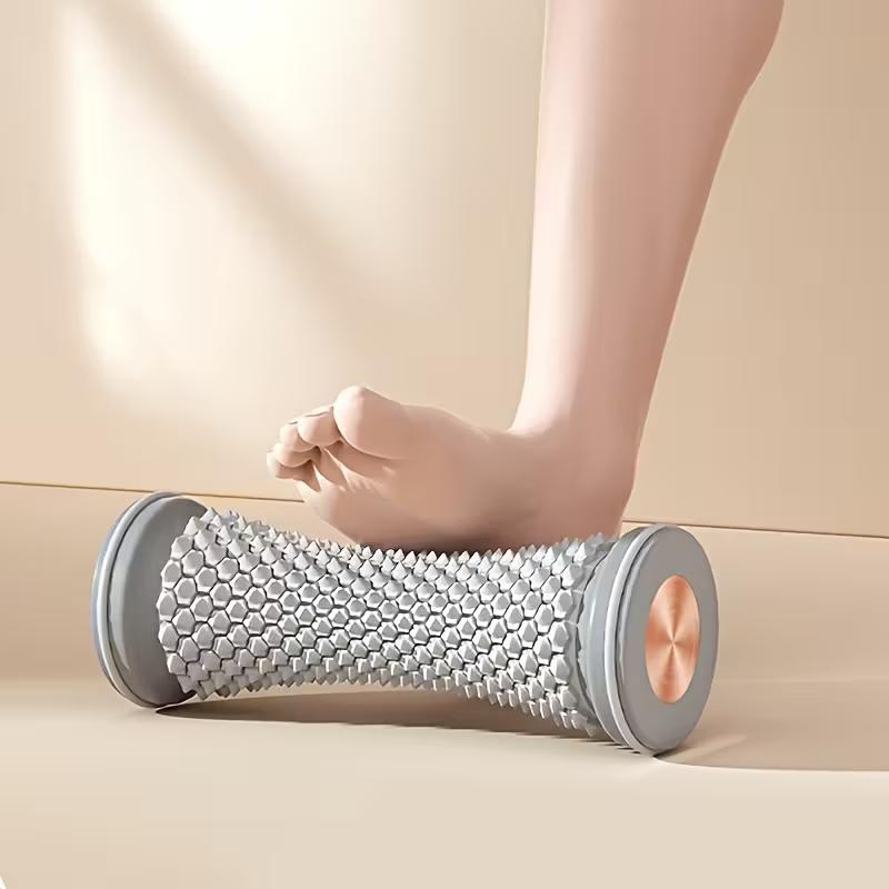 Four Seasons Foot Fascia Roller Foot Massager, Arch Trainer, Yoga Muscle Relaxation, Durable Structure for Home Use