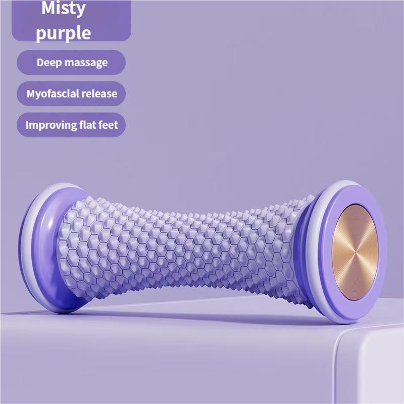 Four Seasons Foot Fascia Roller Foot Massager, Arch Trainer, Yoga Muscle Relaxation, Durable Structure for Home Use