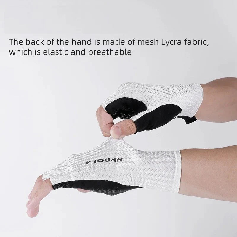 Breathable Half Finger Sports Gloves for Cycling and Outdoor Activities