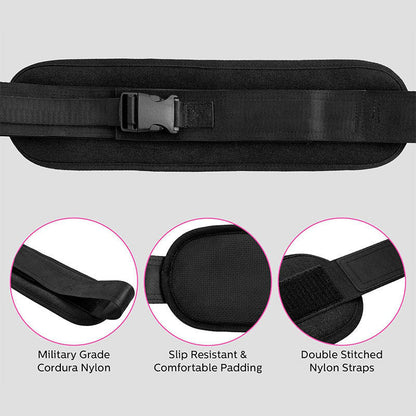 Adjustable Hip Thrust Belt Glute Trainer for Dumbbells Home Gym Workout