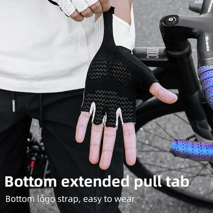 Breathable Half Finger Sports Gloves for Cycling and Outdoor Activities