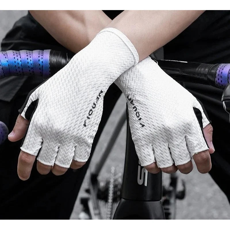 Breathable Half Finger Sports Gloves for Cycling and Outdoor Activities